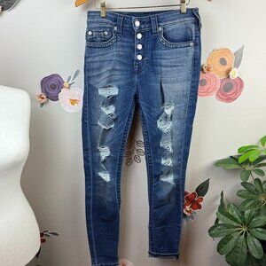 True Religion Jennie Curvy High-Rise Skinny Jean - Size - 27